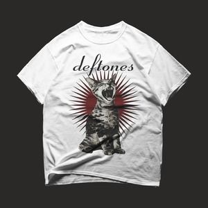 Deftones Shirt Deftones Screaming Cat Retro Shirt